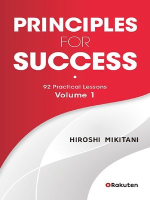cover image of Principles for Success